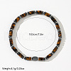Bohemian Style Natural Tiger  Eye Beads Stretch Bracelets for Men Women JC3583-4