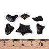 Natural Black Lip Shell Beads Strands SSHEL-N040-17-4