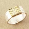 Zinc Alloy Wire Wrapped Finger Rings for Women FS-WG4DD4C-05-2