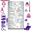 Stainless Steel Metal Stencils DIY-WH0242-268-1