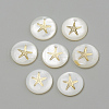 Freshwater Shell Pendants SHEL-Q010-001G-1