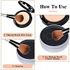 CHGCRAFT 4Pcs Iron Makeup Brush Cleaning Box MRMJ-CA0001-44-5
