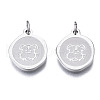 Non-Tarnish 304 Stainless Steel Charms STAS-N097-223P-2