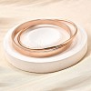 304 Stainless Steel Bangles BJEW-V004-01RG-2