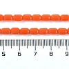 Opaque Glass Beads Strands GLAA-G112-04M-3