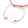 Adjustable Braided Polyester Cord Bracelet Making AJEW-JB00760-05-3