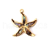 Stainless Steel Paua Shell Pendants PW-WG64CE1-01-1