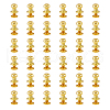 SUPERFINDINGS 30 Sets Brass with Iron Knob Screw Rivet FIND-FH0008-64G-1