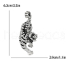 Tiger Platinum Alloy with Rhinestone Brooches PW-WGD5EC7-05-1