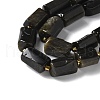 Natural Golden Sheen Obsidian Beads Strands G-N327-06-40-3