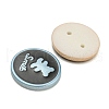 Opaque Resin Cabochons RESI-D003-03-2