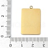 304 Stainless Steel Rhinestones Pendants STAS-D306-01G-B-3