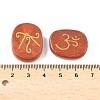16Pcs 16 Styles Natural Red Jasper Display Decorations G-F786-02A-03-3