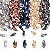   100pcs 5 colors Electroplate Glass Beads EGLA-PH0001-49-1