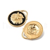 304 Stainless Steel Enamel Pendants STAS-P380-01G-2