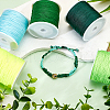   6 Rolls 6 Colors Braided Nylon Thread NWIR-PH0002-07A-4