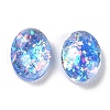 Resin Imitation Opal Cabochons RESI-H148-09-3