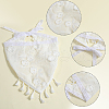 Flower Decor Lace Triangle Bandanas OHAR-WH20005-08A-6