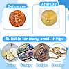   100Pcs 2 Styles Dustproof PVC Commemorative Coin Storage Envelope Bags for Jewelry ABAG-PH0001-49-6