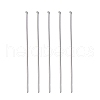 Jewelry Tools and Equipment Decorative Stainless Steel Flat Head Pins X-STAS-E023-0.6x50mm-1
