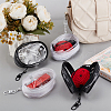   4Pcs 2 Colors Oval Transparent PVC Mini Cable Organizer Zipper Bags AJEW-PH0012-02-5