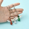 20Pcs Iron Split Key Rings IFIN-YW0003-40-4