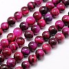 Natural Tiger Eye Beads Strands G-G544-12mm-02-1