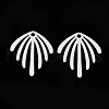 Spray Painted Alloy Pendants PALLOY-Q433-029J-RS-1