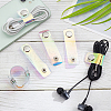 Gorgecraft 20Pcs PVC Plastic Cord Organizer TOOL-GF0003-04-5