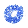 Transparent Glass Beads Strands X-EGLA-A044-T8mm-MB14-3