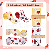 Gorgecraft 2 Rolls 2 Patterns Insect Theme Polyester Ribbon OCOR-GF0002-58B-2