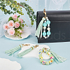 SUNNYCLUE 4Pcs PU Leather Pendant Decorations AJEW-SC0003-23B-4