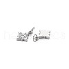 Tarnish Resistant 304 Stainless Steel Pendant Rhinestone Settings STAS-N097-186P-2