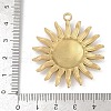 304 Stainless Steel Pendants STAS-D366-01A-G-3