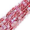Synthetic Moonstone Beads Strands G-E573-02B-28-2