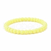 Candy Color Acrylic Round Beaded Stretch Bracelet for Women BJEW-JB08052-4
