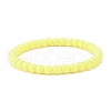 Candy Color Acrylic Round Beaded Stretch Bracelet for Women BJEW-JB08052-4