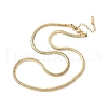 304 Stainless Steel Round Snake Chains Necklaces NJEW-A040-01G-2