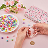 SUNNYCLUE 500Pcs Opaque Acrylic Beads MACR-SC0001-53-3