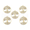 Ion Plating(IP) 201 Stainless Steel Pendant STAS-B027-13G-2