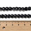 Synthetic Blue Goldstone Beads Strands G-P575-C06-6mm-5