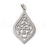 Non-Tarnish 304 Stainless Steel Pendants STAS-U010-13P-1