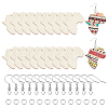 DIY Dangle Earring Making Kits DIY-PH0027-93P-1