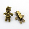 Tibetan Style Alloy Slide Charms PALLOY-J417-29AB-NF-1