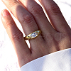 925 Sterling Silver Pave Cubic Zirconia Finger Rings for Women KW2493-2-2