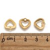 Ion Plating(IP) 304 Stainless Steel Open Heart Charms STAS-M208-15-3
