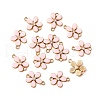 Zinc Alloy Enamel Links Connectors ENAM-WH0054-33C-1
