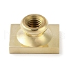 Rectangle Flower Frame Brass Stamp Heads AJEW-M037-04G-02-3