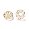 Transparent Acrylic European Beads TACR-P009-A01-03-2