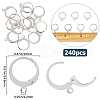 SOFPLATE 304 Stainless Steel Leverback Earring Findings STAS-SP0001-02B-2